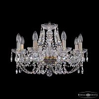 Хрустальная подвесная люстра Bohemia IVELE Crystal 1406/8/195/Pa