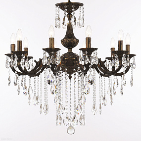 Хрустальная подвесная люстра Bohemia IVELE Crystal AL78101/10/250 B PD