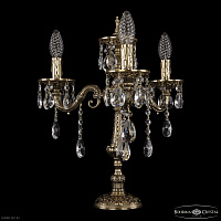 Хрустальная настольная лампа Bohemia IVELE Crystal 7025L/3/125-43 B GB