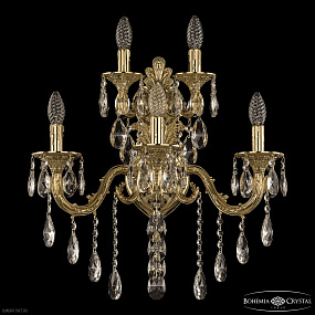 Бра с хрусталем Bohemia Ivele Crystal Florence 7101B16/3+2/210 B G