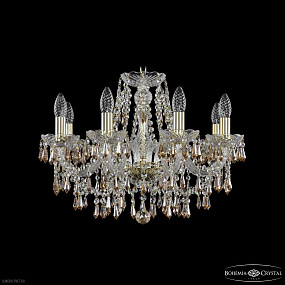 Хрустальная подвесная люстра Bohemia IVELE Crystal 1403/8/195 G K721