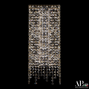 Бра хрустальное светодиодное APL LED Rimini S500.B1.20-50.B.3000.Gold.Clear.801.731