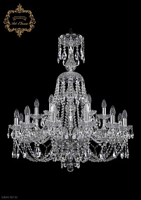 Большая хрустальная люстра Bohemia Art Classic 11.21.12+6.300.XL-95.Cr.Sp
