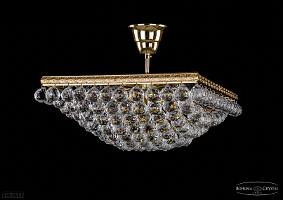 Хрустальная потолочная люстра Bohemia IVELE Crystal 1912/35Z/G