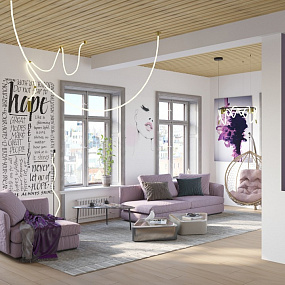 Настенно-потолочный светодиодный светильник Odeon Light CORDA 4397/30CL