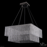Хрустальная подвесная светодиодная люстра APL LED Sicilia SH04.71.C.Ni.4000