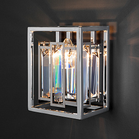 Настенный светильник с хрусталем Bogate's Cella 312/1 Strotskis