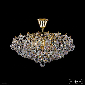 Хрустальная потолочная люстра Bohemia IVELE Crystal 77311/50 G