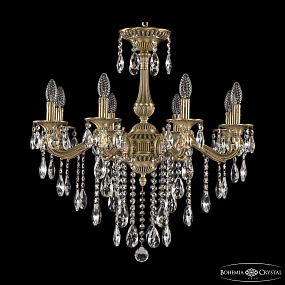 Подвесная хрустальная люстра Bohemia Ivele Crystal 73102/8/210 B FP