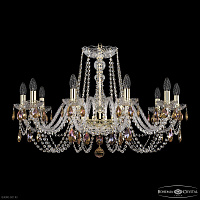 Хрустальная подвесная люстра Bohemia IVELE Crystal 1402/10/300 G K777