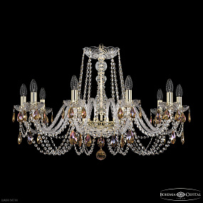 Хрустальная подвесная люстра Bohemia IVELE Crystal 1402/10/300 G K777