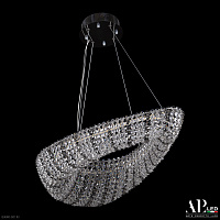 Хрустальная подвесная светодиодная люстра APL LED Sicilia SH509.0.70.R.Ni.4000.Clear.731