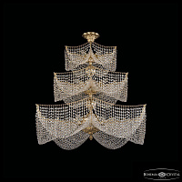 Большая хрустальная люстра Bohemia IVELE Crystal 77171/95/21/3d G