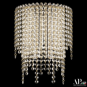 Бра хрустальное светодиодное APL LED Sicilia SH500.B4.25-32.B.Gd.3000