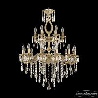 Большая хрустальная люстра Bohemia Ivele Crystal Florence 71302/12+6/250/2d B FP