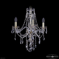 Хрустальная подвесная люстра Bohemia IVELE Crystal 1415/3/165 G