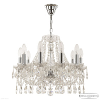 Хрустальная подвесная люстра Bohemia IVELE Crystal 107/10/165 Ni