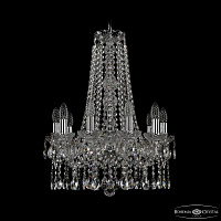 Большая хрустальная люстра Bohemia IVELE Crystal 1413/10/165/h-62 Ni