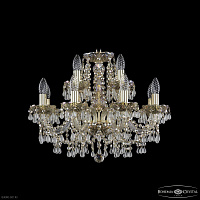 Хрустальная подвесная люстра Bohemia IVELE Crystal 1410/8+4/195 G V0300 M801