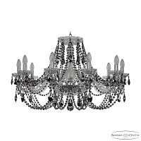 Большая хрустальная люстра Bohemia IVELE Crystal 1406/10/300 Ni R781