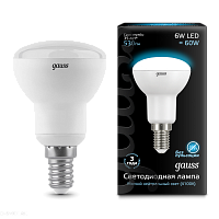 Лампа LED Gauss Рефлекторная 6 Вт E14 4100K 220В 106001206