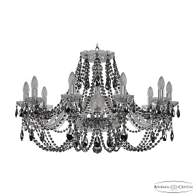 Большая хрустальная люстра Bohemia IVELE Crystal 1406/10/300 Ni R781