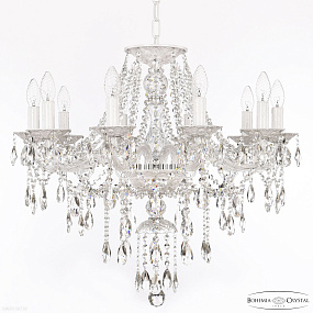 Хрустальная подвесная люстра Bohemia IVELE Crystal AL16315/10/240 WG