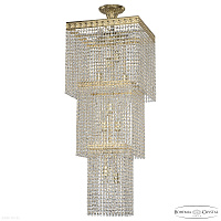 Каскадная хрустальная люстра Bohemia IVELE Crystal 83302/40IV-100 G
