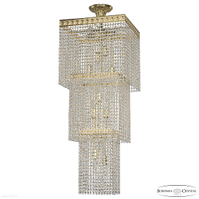 Каскадная хрустальная люстра Bohemia IVELE Crystal 83302/40IV-100 G