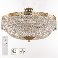 Хрустальная потолочная люстра Bohemia IVELE Crystal 19011/55IV/LED-DIM G