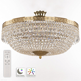 Хрустальная потолочная люстра Bohemia IVELE Crystal 19011/55IV/LED-DIM G