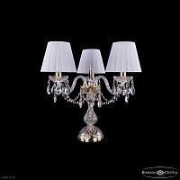 Настольная лампа с хрусталем Bohemia IVELE Crystal 1406L/3/141-39 G SH13-160