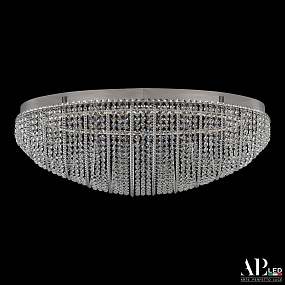 Хрустальная потолочная светодиодная люстра APL LED Sicilia SH508.2.80.M.Ni.4000