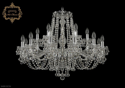 Большая хрустальная люстра Bohemia Art Classic 11.26.12+6.300.Cr.B