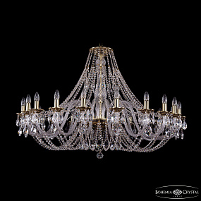 Хрустальная подвесная люстра Bohemia IVELE Crystal 1606/20/460/GB