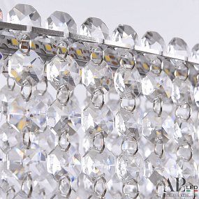 Большая хрустальная светодиодная люстра APL LED Sicilia SH02.93.D.Ni.4000