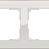 Рамка на 4 поста (дымчатый,стекло) Werkel WL01-Frame-04