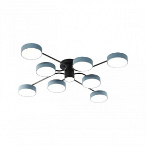 Потолочная светодиодная люстра Arte Milano 253039/8+1 Bk/Gr