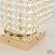 Хрустальная светодиодная настольная лампа APL LED Rimini S500.L4.15-38.A.3000.Gold