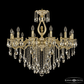 Подвесная хрустальная люстра Bohemia Ivele Crystal Verona 72402/12/300 B GW FA3B