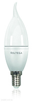 Лампа светодиодная Свеча на ветру Voltega Е14 4000К 5.5W VG2-CW2E14cold5W
