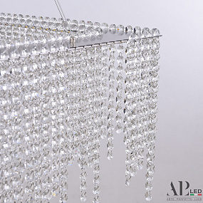 Хрустальная подвесная светодиодная люстра APL LED Sicilia SH04.71.B.Ni.4000