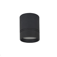 Накладной светодиодный светильник Donolux Barell DL18481/WW-Black R