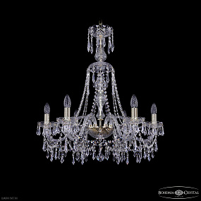 Хрустальная подвесная люстра Bohemia IVELE Crystal 1403/6/240/XL-75 G