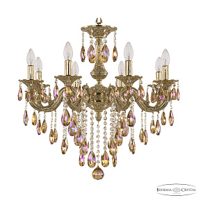 Подвесная хрустальная люстра Bohemia Ivele Crystal Florence 71101/8/210 B G K777