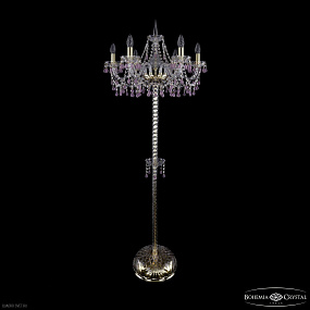 Торшер с хрусталем Bohemia IVELE Crystal 1410T2/6/195-160 G V7010
