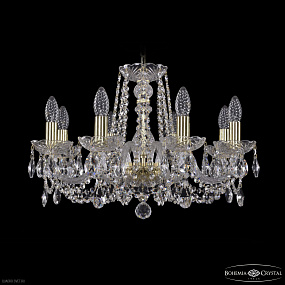 Хрустальная подвесная люстра Bohemia IVELE Crystal 1402/8/195 G