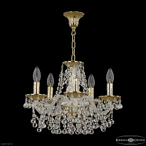 Подвесная хрустальная люстра Bohemia IVELE Crystal 16209/5/141 G