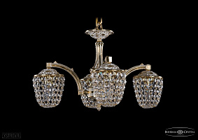 Литая подвесная люстра с хрусталем Bohemia IVELE Crystal 1772/4/150/GW