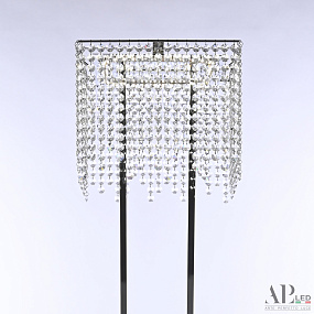 Хрустальный светодиодный торшер APL LED Rimini S500.T1.30-150.B.Ni.4000